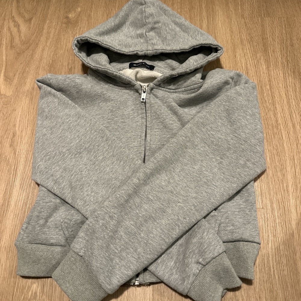 Brandy Grey Zip-Up Hoodie